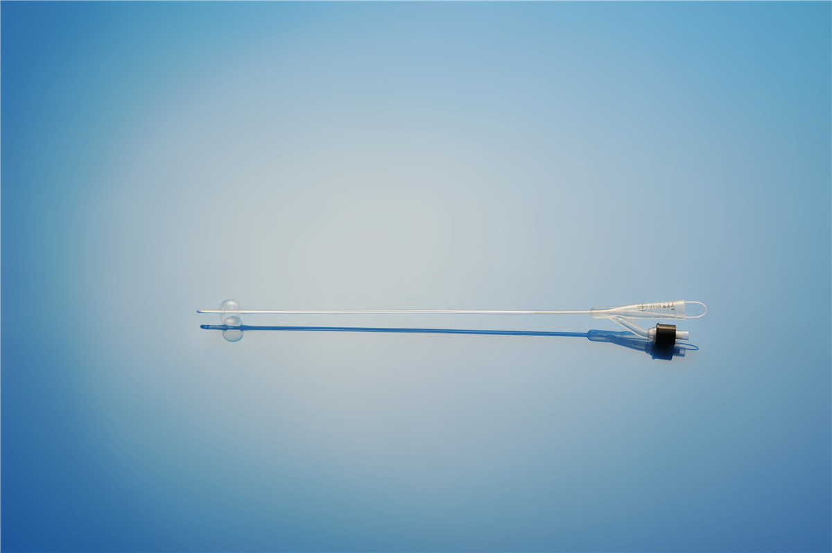 一次性使用親水涂層硅膠導尿管套件（雙腔兒童）